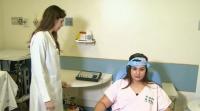 Volunteer at tDCS Session