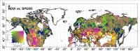 A map of Northern Hemisphere vegetation