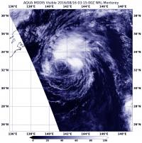 NASA sees wind shear affecting Tropical Storm Chanthu | EurekAlert!