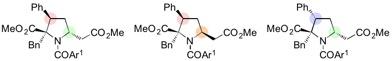 Proline derivatives synthesized from the 1,6-adducts