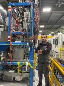 At the experiment