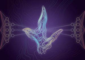 A Jurassic-aged dinosaur footprint from the Isle of Skye, Scotland, displayed in 5 mm contours from a photogrammetric model. Credit Tone Blakesley.