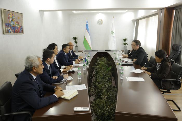 Meeting between CIMMYT and representatives of the Ministry of Agriculture of the Republic of Uzbekistan