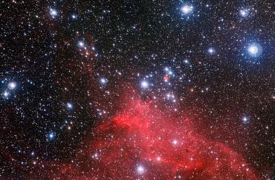 The Star Cluster NGC 3572 and Its Dramatic Surroundings