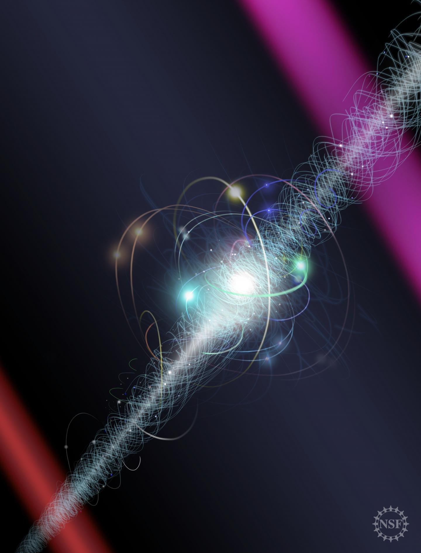 An Electron Orbits An Atom's Nucleus