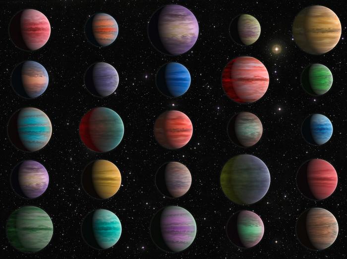 Artist’s impression of hot Jupiter-like planets