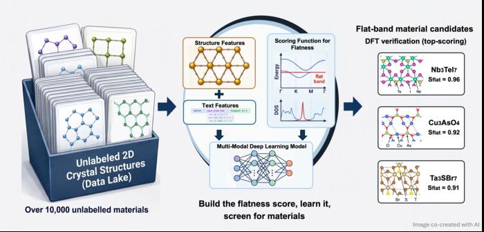 AI-powered approach identifies promising flat-band quantum materials