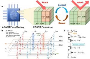 Figure 1. Concealable PUF using GIDL erase on V-NAND flash memory