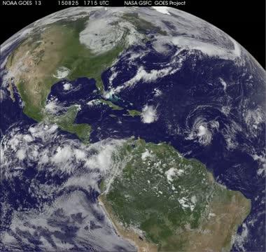 GOES-East Image of Erika