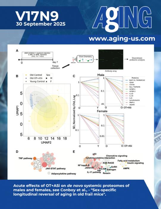 Sex-specific longitudinal reversal of aging in old frail mice