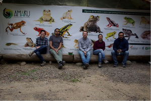 Research team in Ecuador