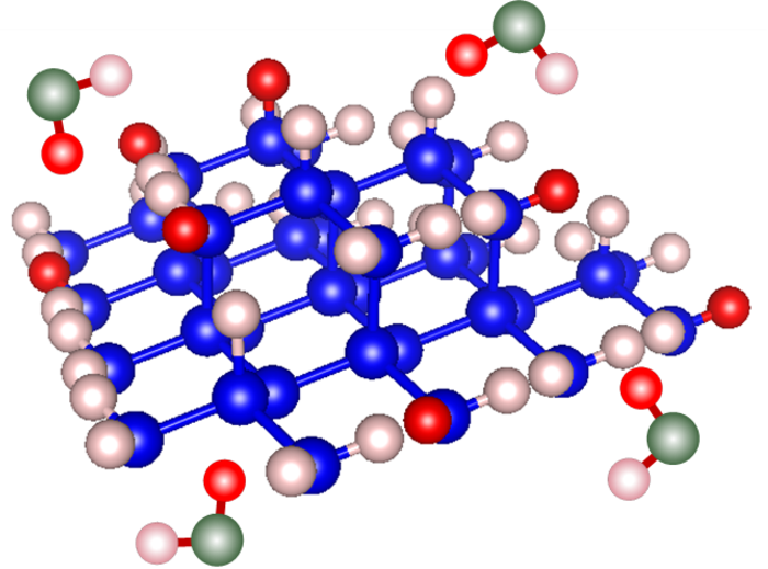 Enriching the surface of nanocristalline silicon (n-Si) with deuterium