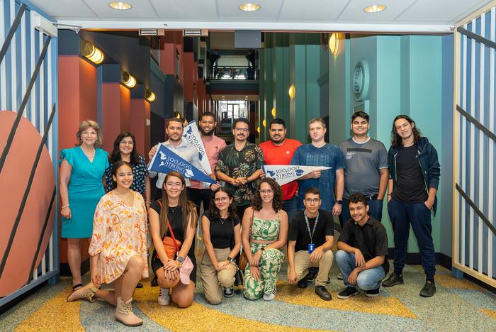 student delegation and hosts