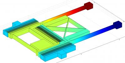 Monolithic Comb Drive