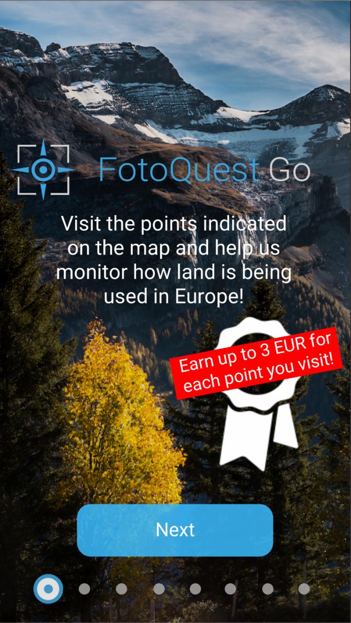 App Main Page Screenshot