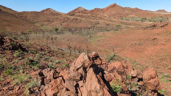 The North Pole Dome rocks in the PIlbara Region of WA.