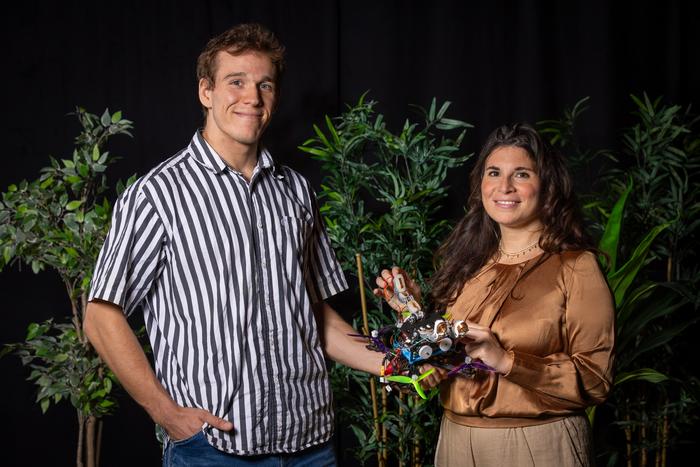 Researchers Salua Hamaza & Anton Bredenbeck - Delft University of Technology