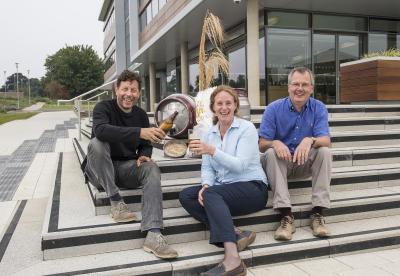 Paul Nicholson, Sarah de Vos and Chris Ridout