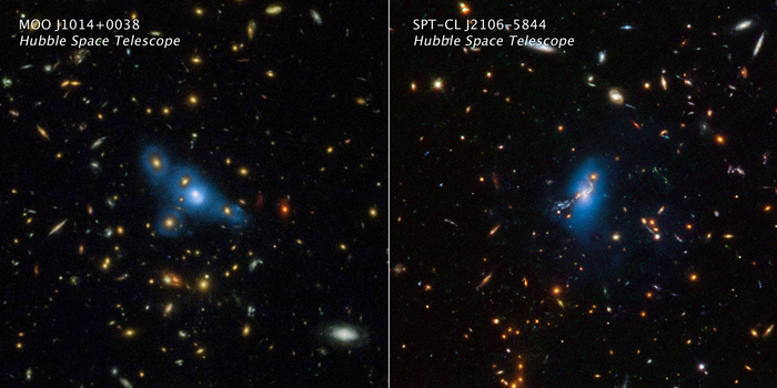 Ghost Light Galaxy Clusters