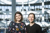 Dr Anna Sigridur Islind and Dr Maria Oskarsdottir at Reykjavik University