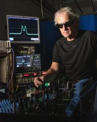 Chris Holloway in NIST lab