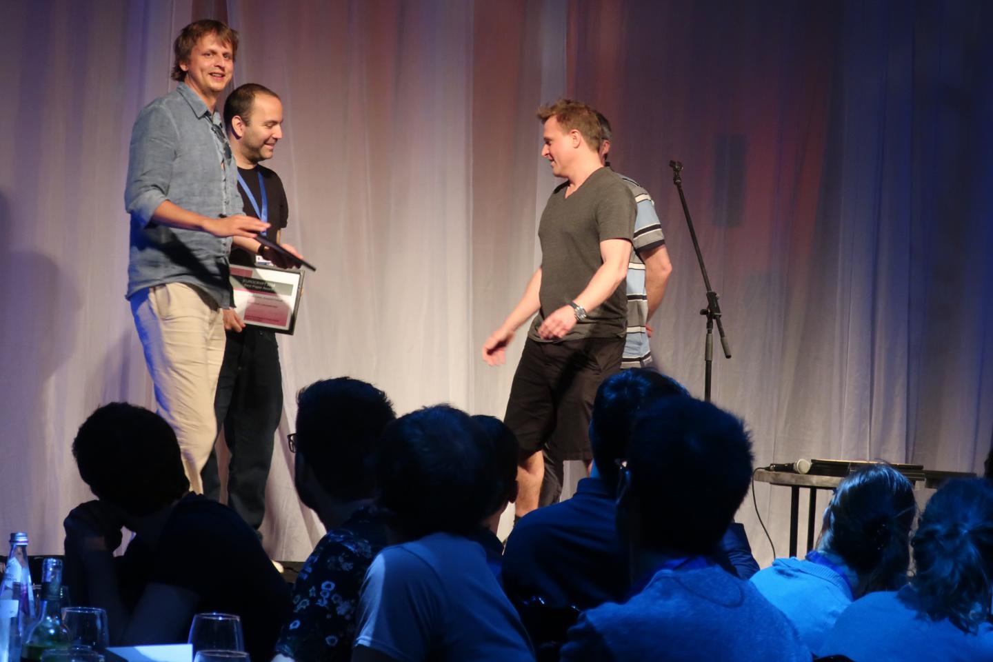 Best Paper Award at Eurocrypt 2018