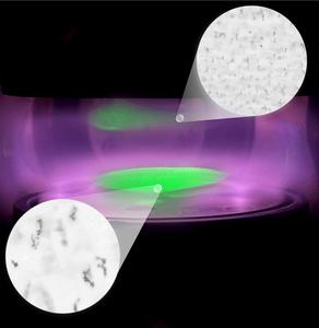 Ice Grains Suspended in Plasma