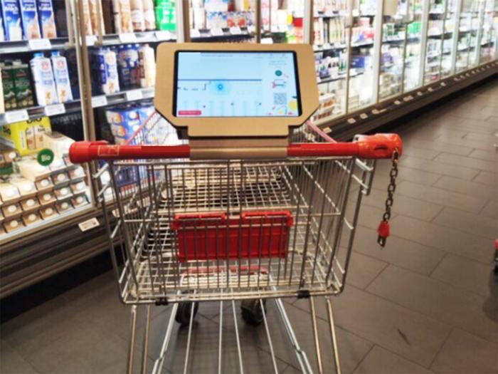 Shopping cart with AI