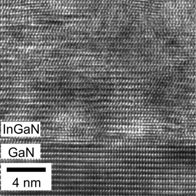 The Atomic Arrangement at a Relaxed InGaN/GaN Interface