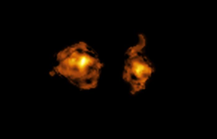 ALMA image of the ‘cosmic joust’