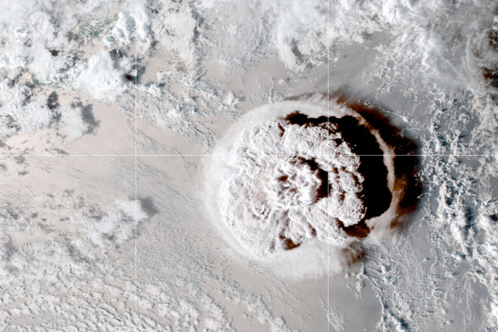 Hunga Tonga-Hunga Ha‘apai Erupts