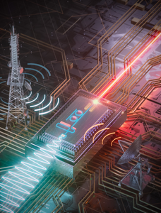 Photonics filter to enable wireless communication