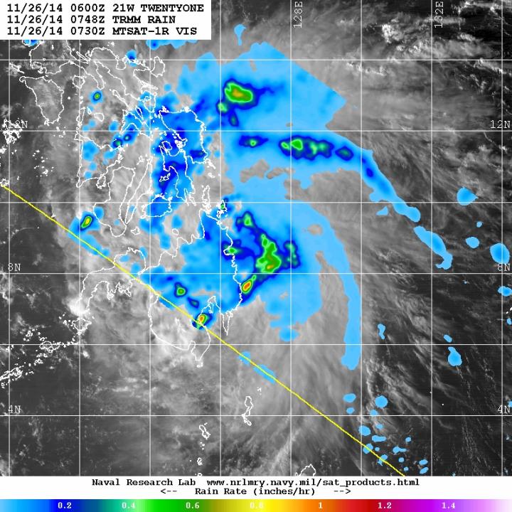 TRMM Image of 21W