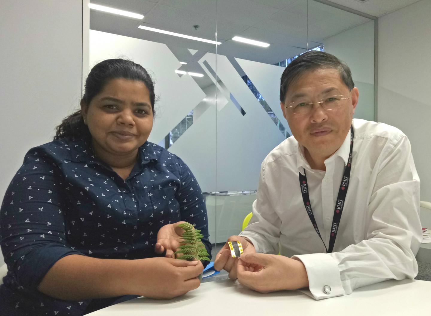 Researchers Litty Thekkekara and Min Gu, RMIT University 