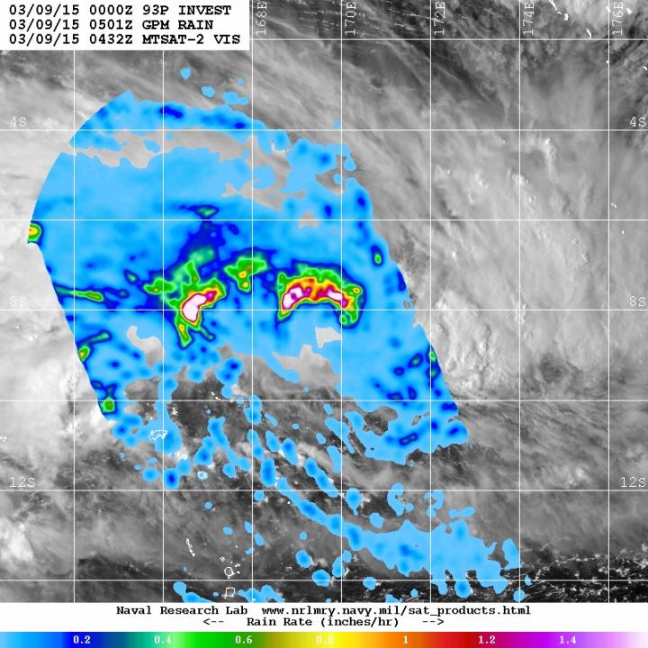 GPM Image of Pam