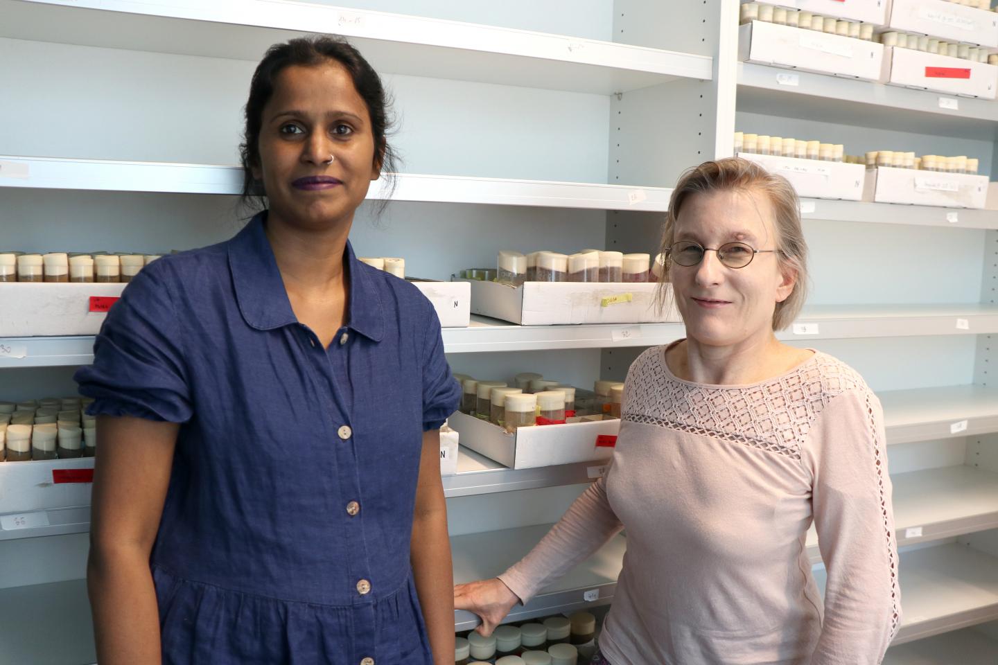 Aparna Ratheesh and Professor Daria Siekhaus, IST Austria