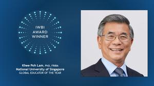 Prof Lam is one of only two individuals worldwide to be accorded the Global WELL Educator of the Year 2025.