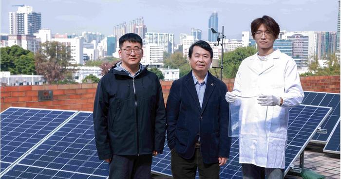 PolyU develops hydrogel coating for solar panels, boosting power generation efficiency towards urban carbon neutrality