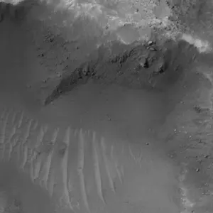 Rockfalls on Mars
