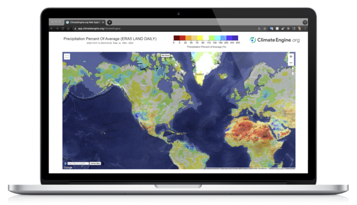 Global drought data with ClimateEngine.org