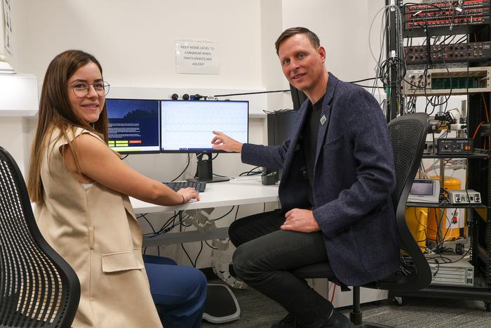 Dr Lucia Pinilla and Professor Danny Eckert