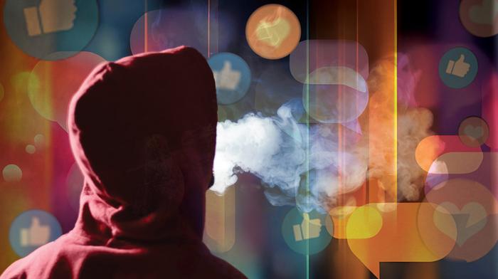 Inhalant Social Media Illustration