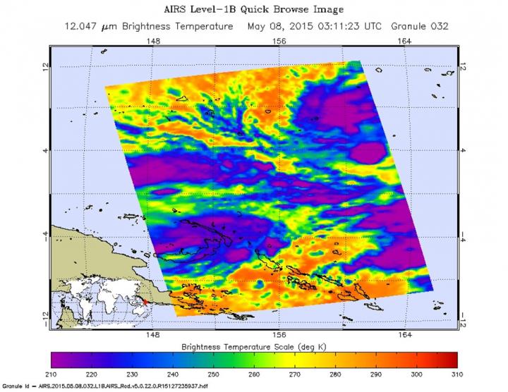 AIRS Image of 07W