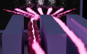 Processes in the X-ray interferometer: