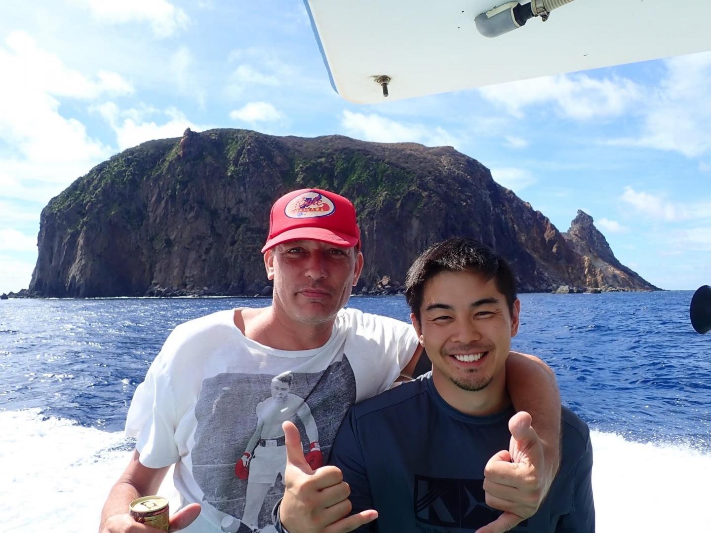 Timothy Ravasi and PhD student, Michael Izumiyama