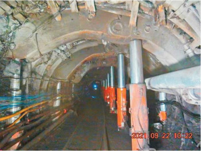 Application of anti-bursting support in coal roadways
