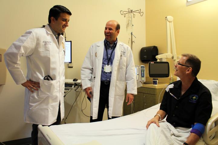 Sandip Patel, Dan Kaufman and Patient, UC San Diego Health