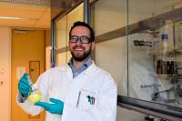 Michael Lerch with Precursor for DASA Synthesis