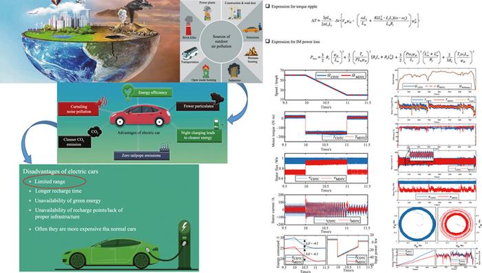 A novel metaheuristic approach for simultaneous loss minimization and torque ripple reduction of DTC- IM driven EV