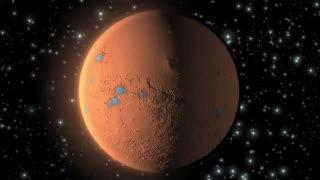 Water Rested in Some Craters on Early Mars